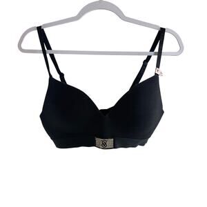 Victoria’s Secret Black VS bling 34D Smooth Cup Bra